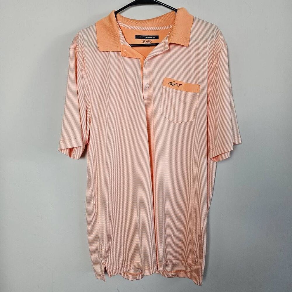 Greg Norman Striped Polo